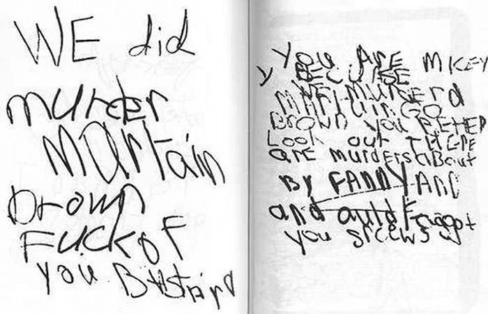 Mary Bell’s notes