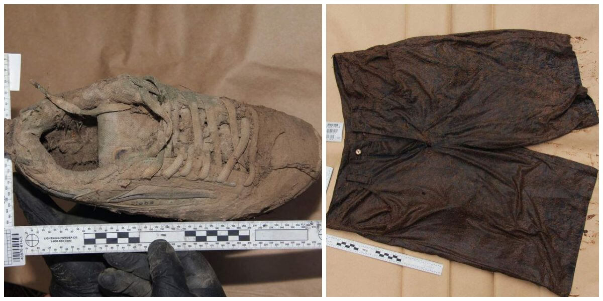 Daniel’s shoe and shorts