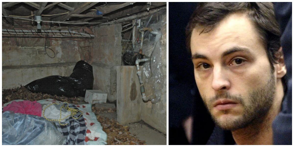 Hoffman’s basement where he kept Sarah / Matthew Hoffman